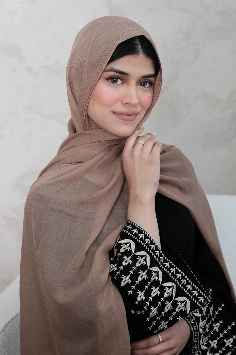 cotton silk hijab