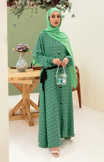 Faha Green Abaya
