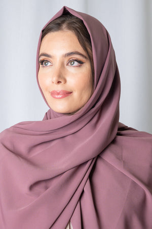 Vintage Rose Fluid Crepe Hijab