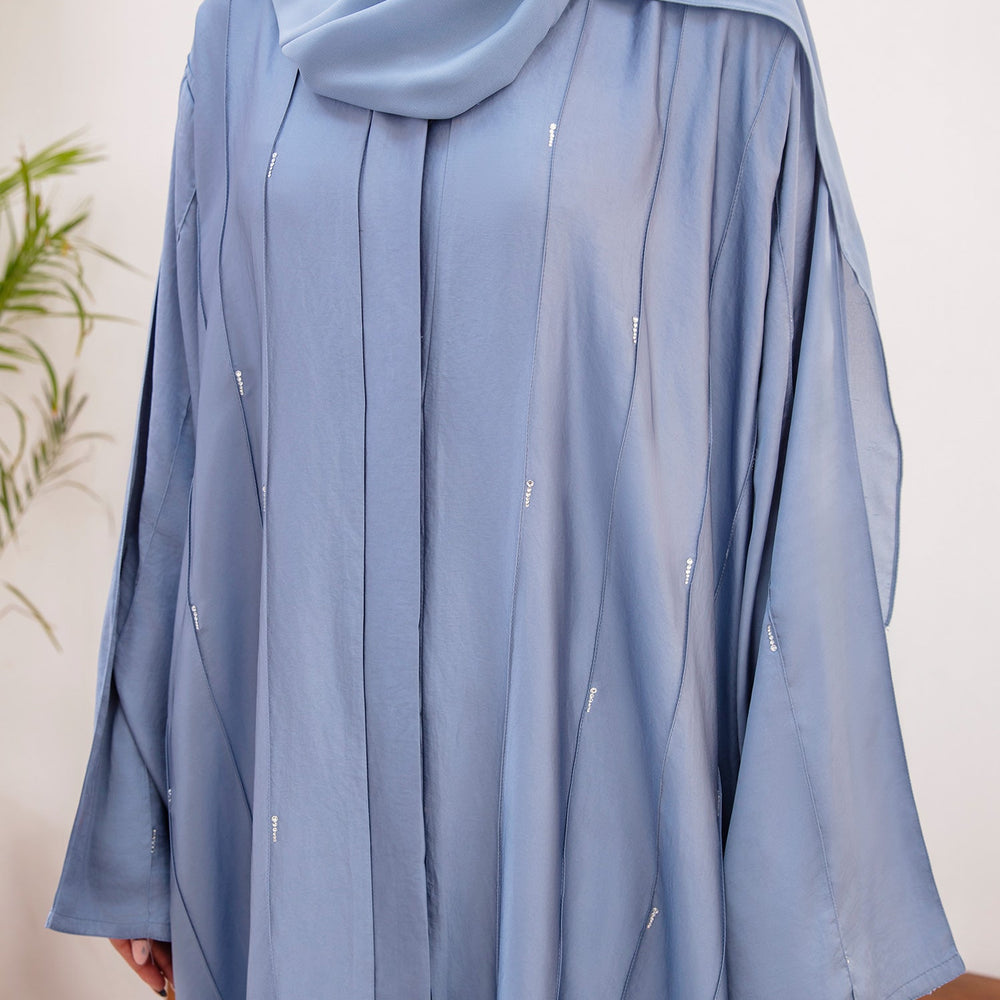 
                      
                        Evania Blue Abaya
                      
                    