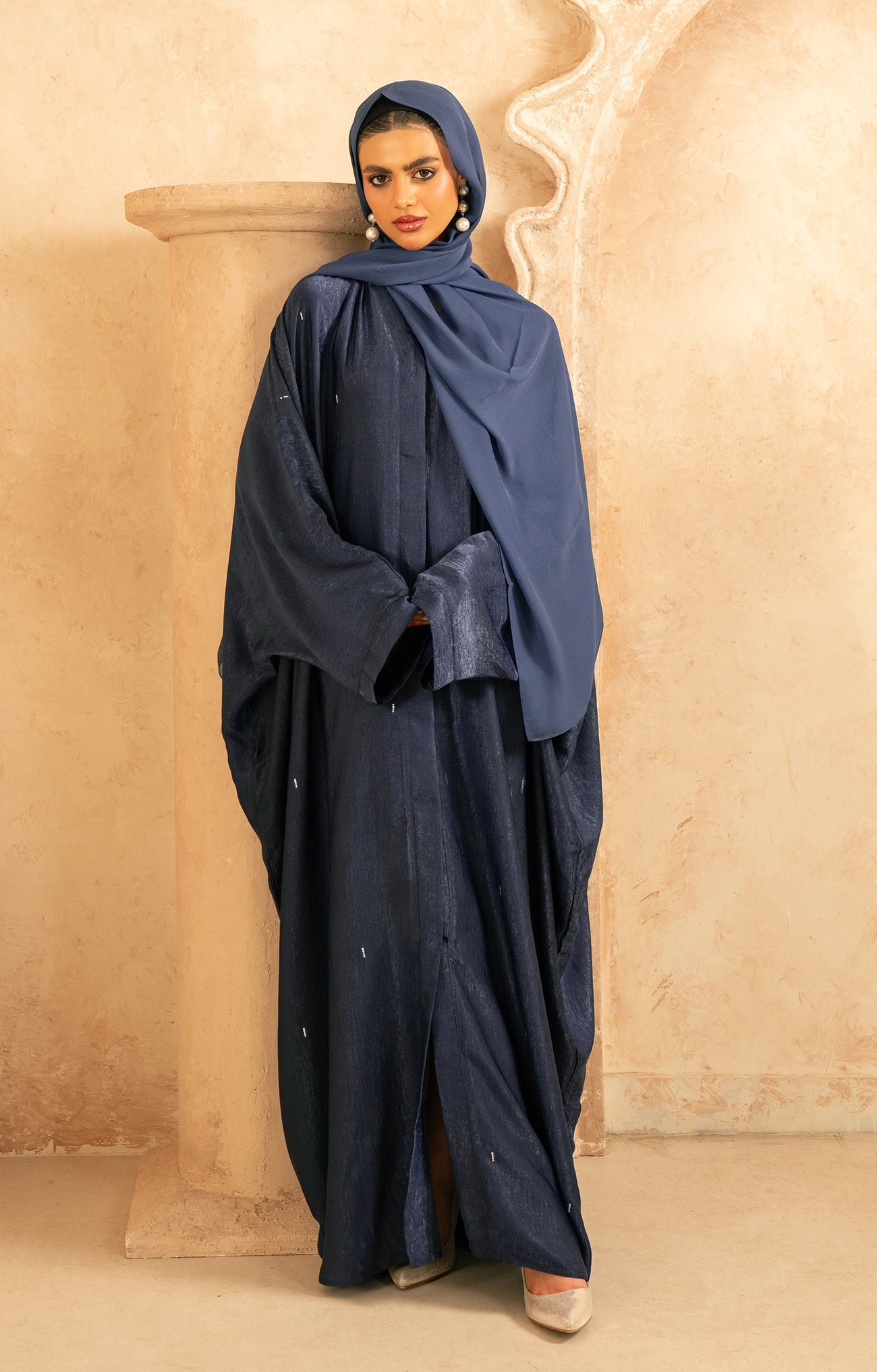 Iris Blue Abaya
