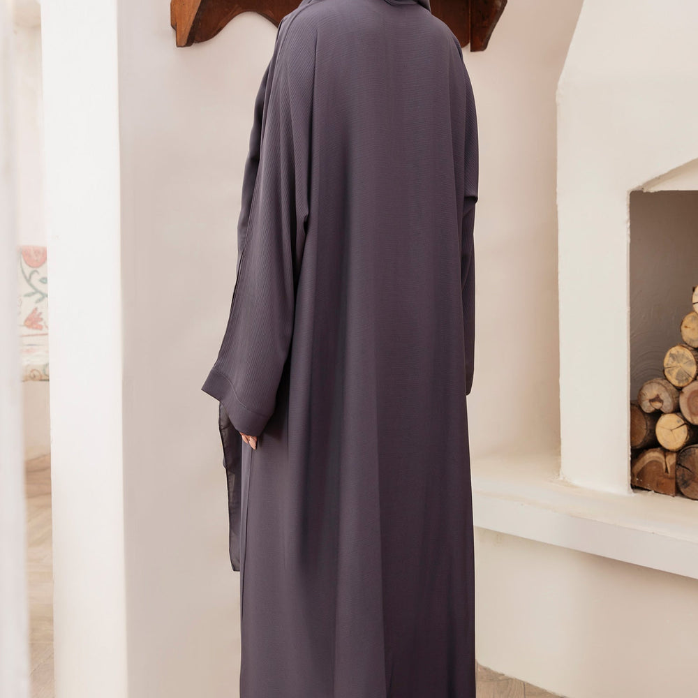 
                      
                        Grey Melange Abaya
                      
                    
