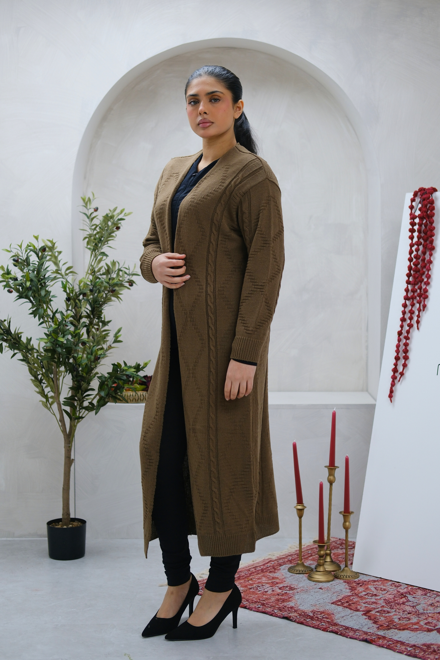 Dalia Taupe Cardigan