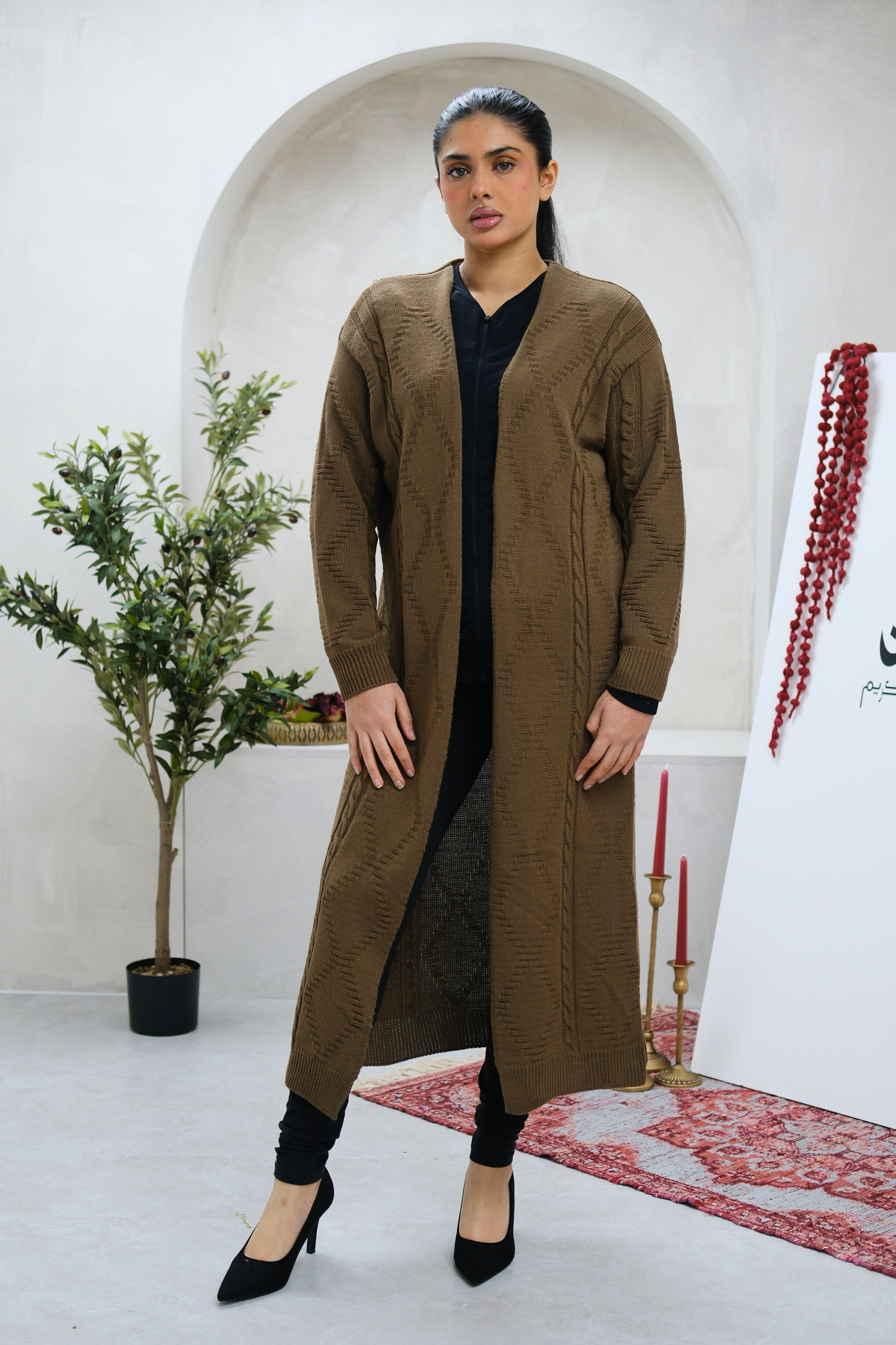 Dalia Taupe Cardigan