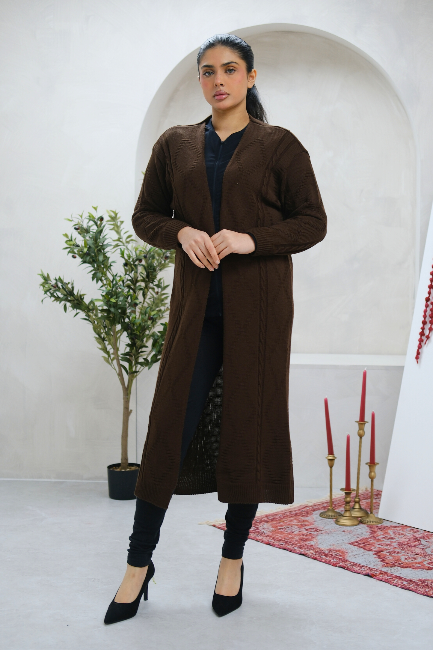 Noirline Brown Cardigan