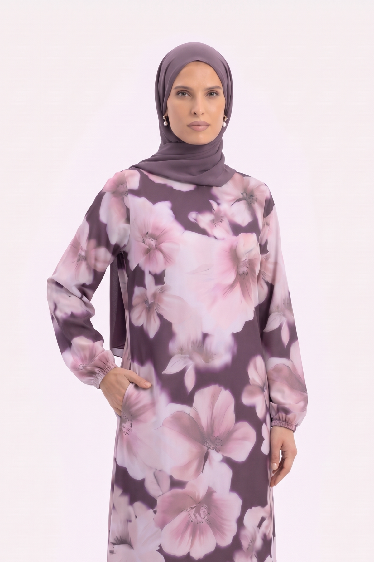 Elyra Blush Bloom Dress