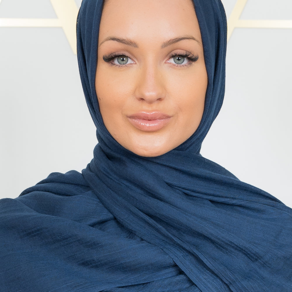 Navy Modal Hijab