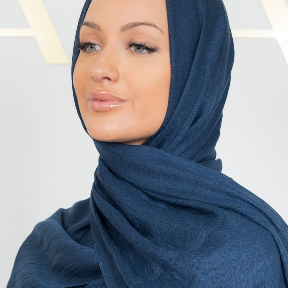 Navy Modal Hijab