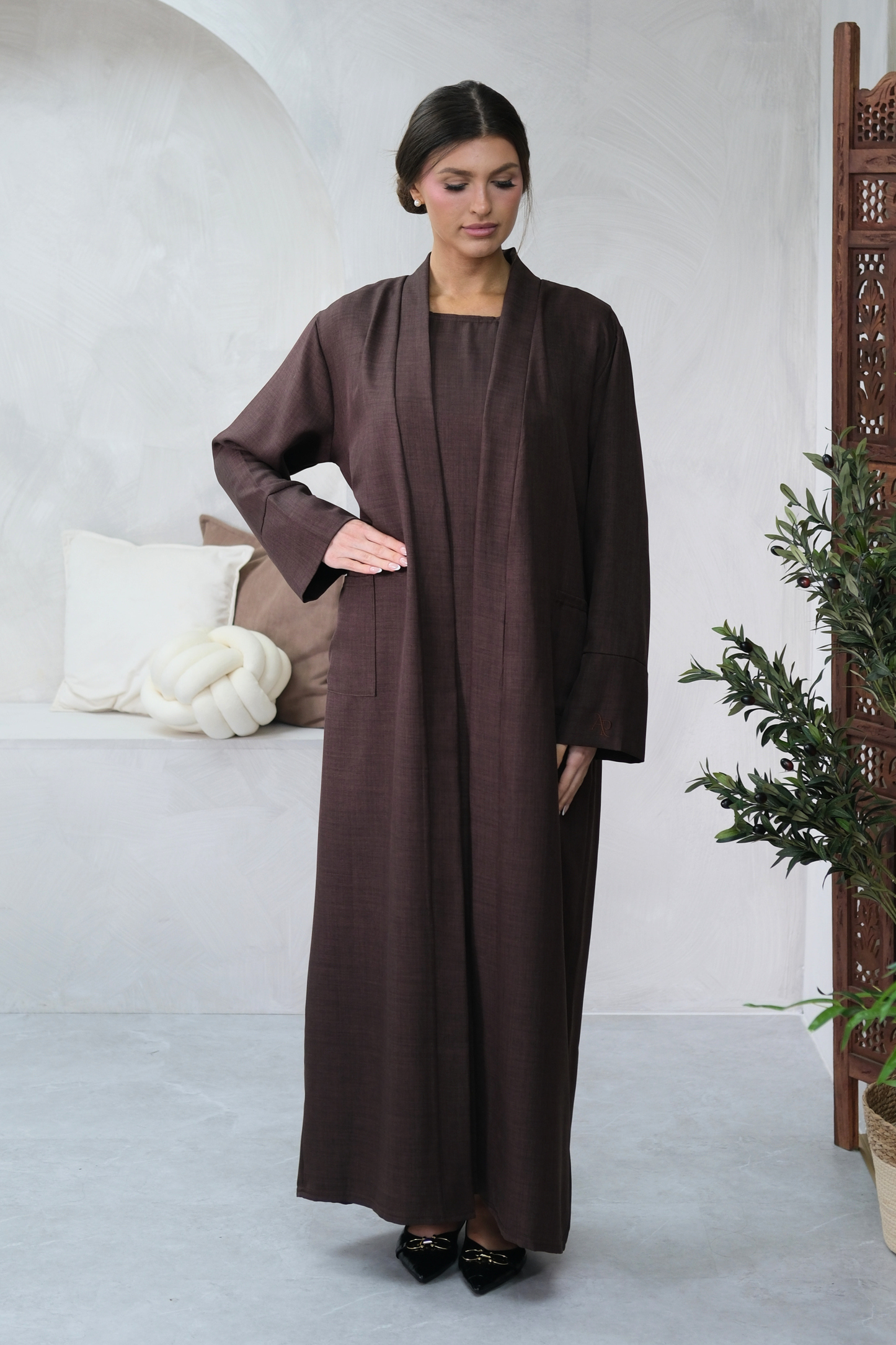 Le Noir Chocolate Abaya