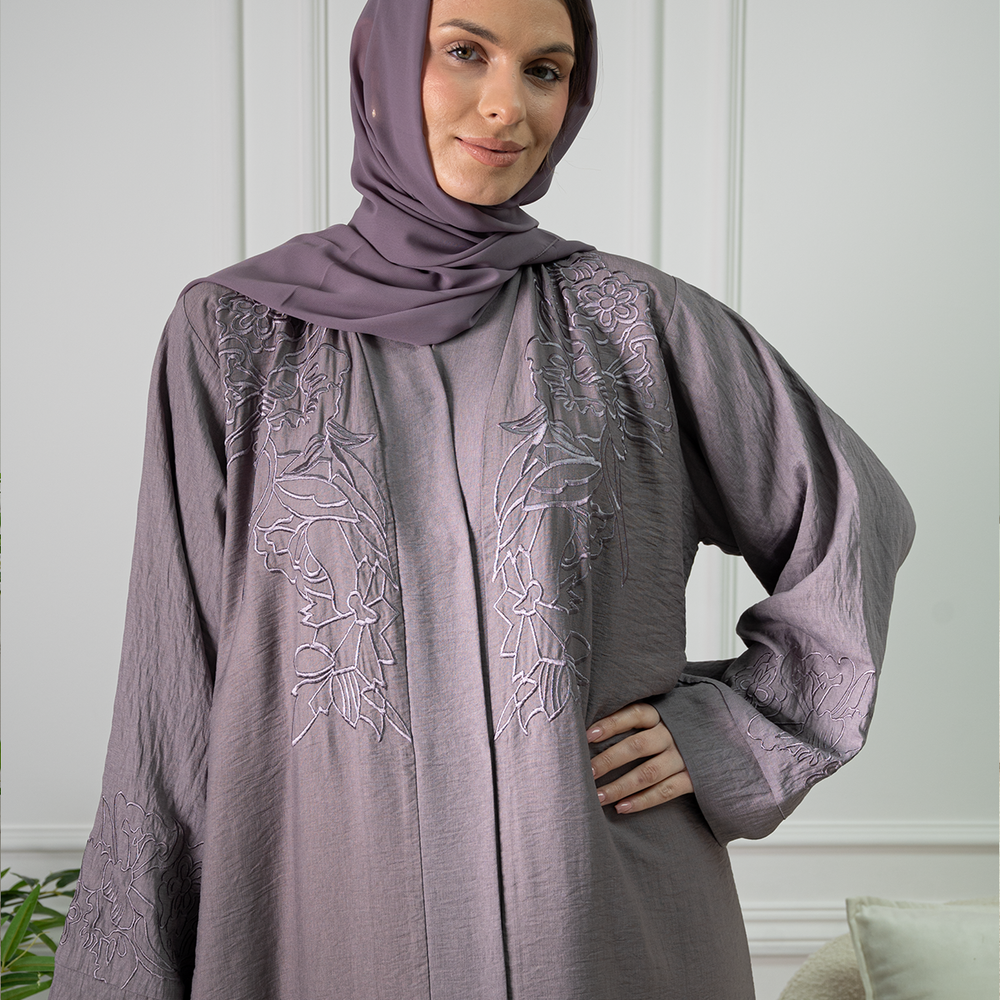 
                      
                        Amira Open Abaya
                      
                    