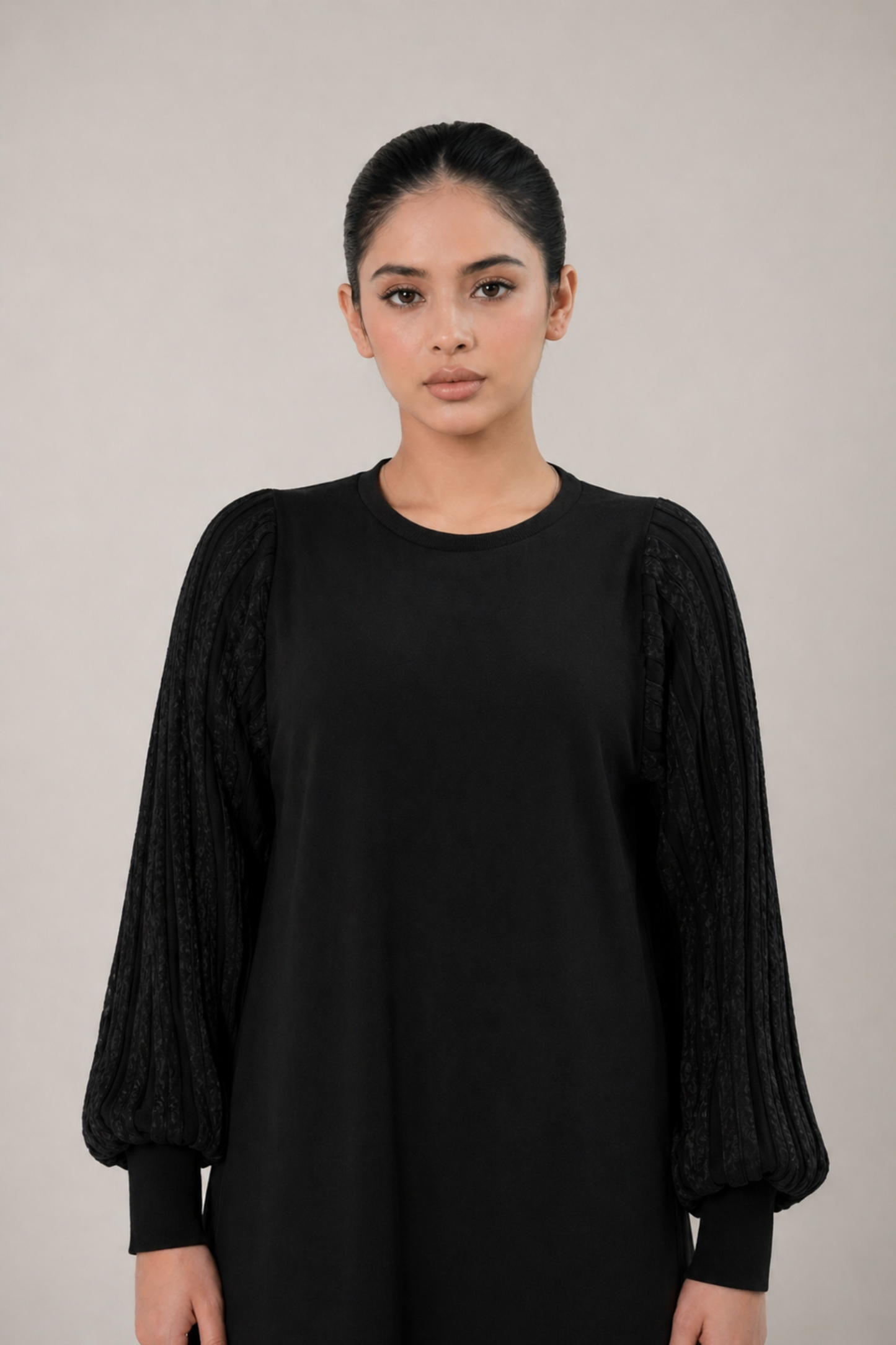 Safiya Black Knit Dress