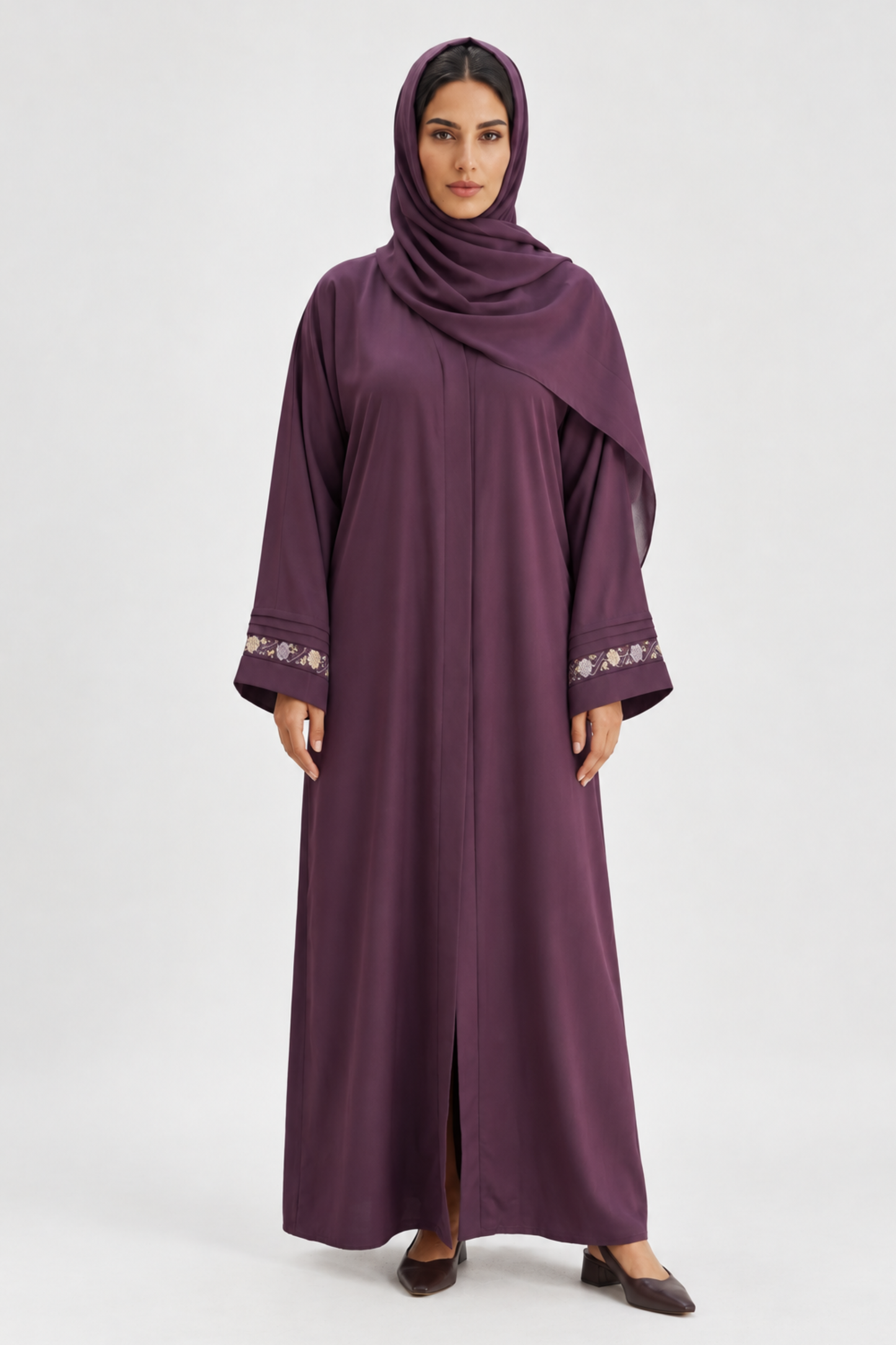 Velvet Plum Abaya