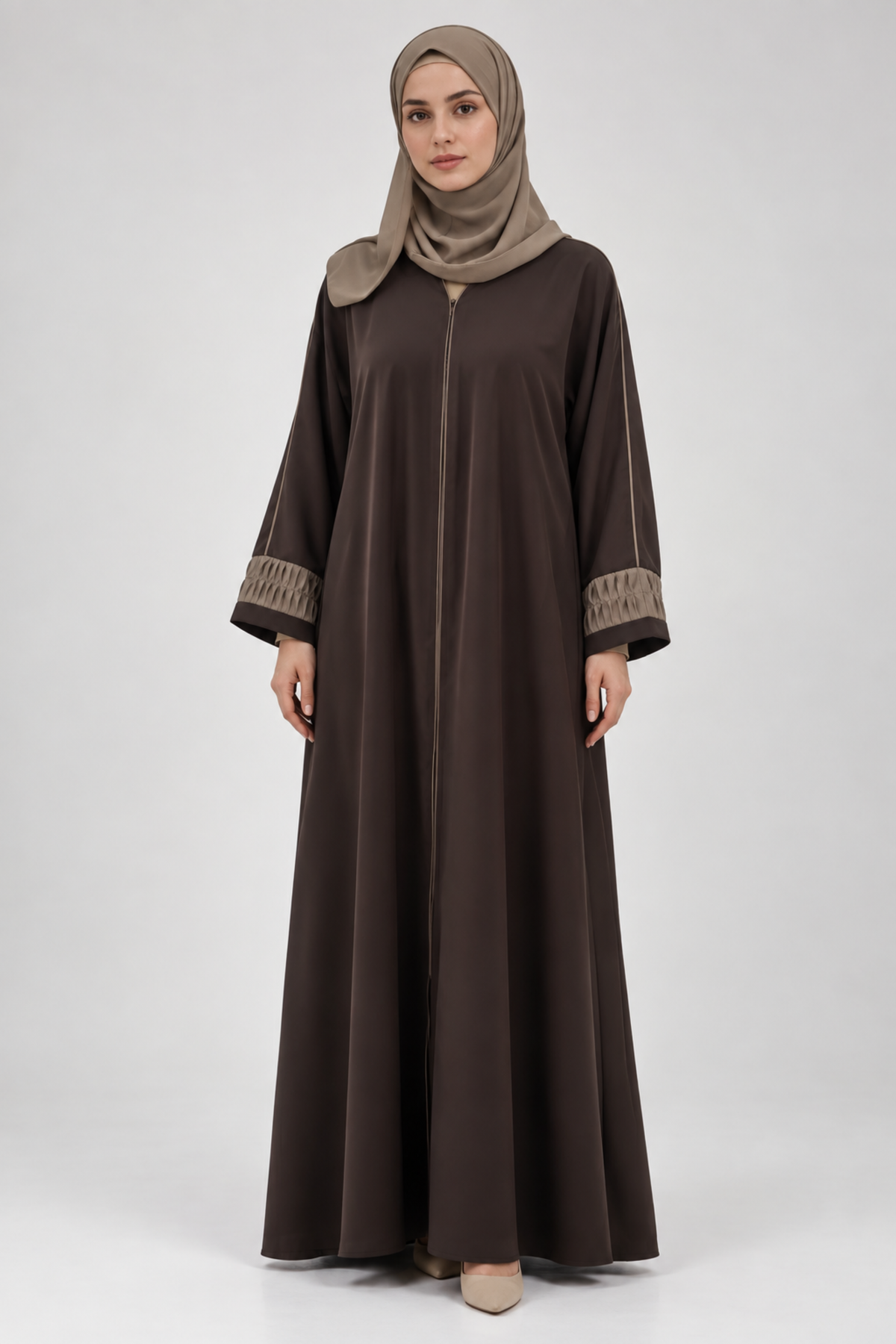 Marabelle Brown Abaya