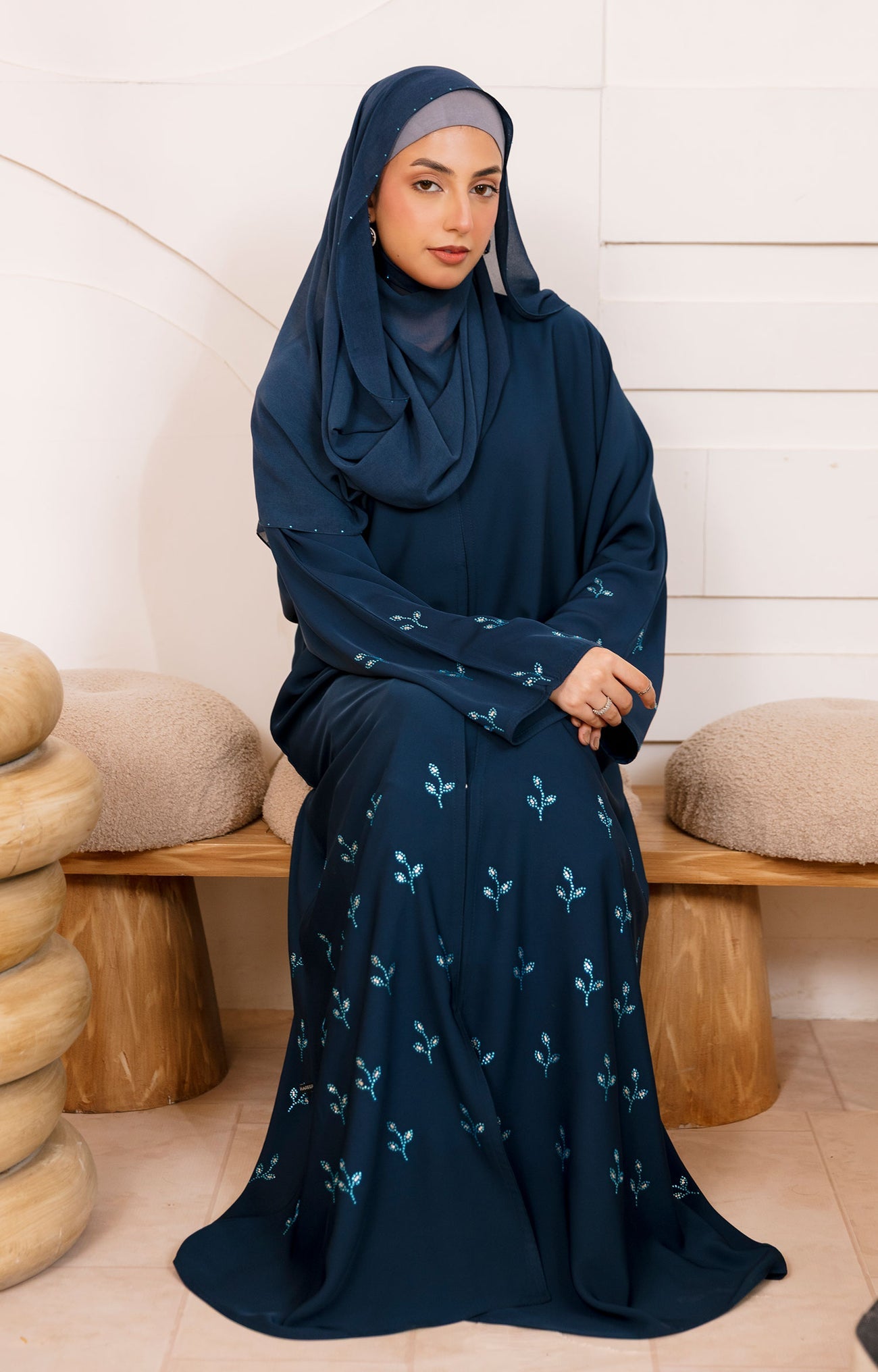 Lyna Blue Abaya