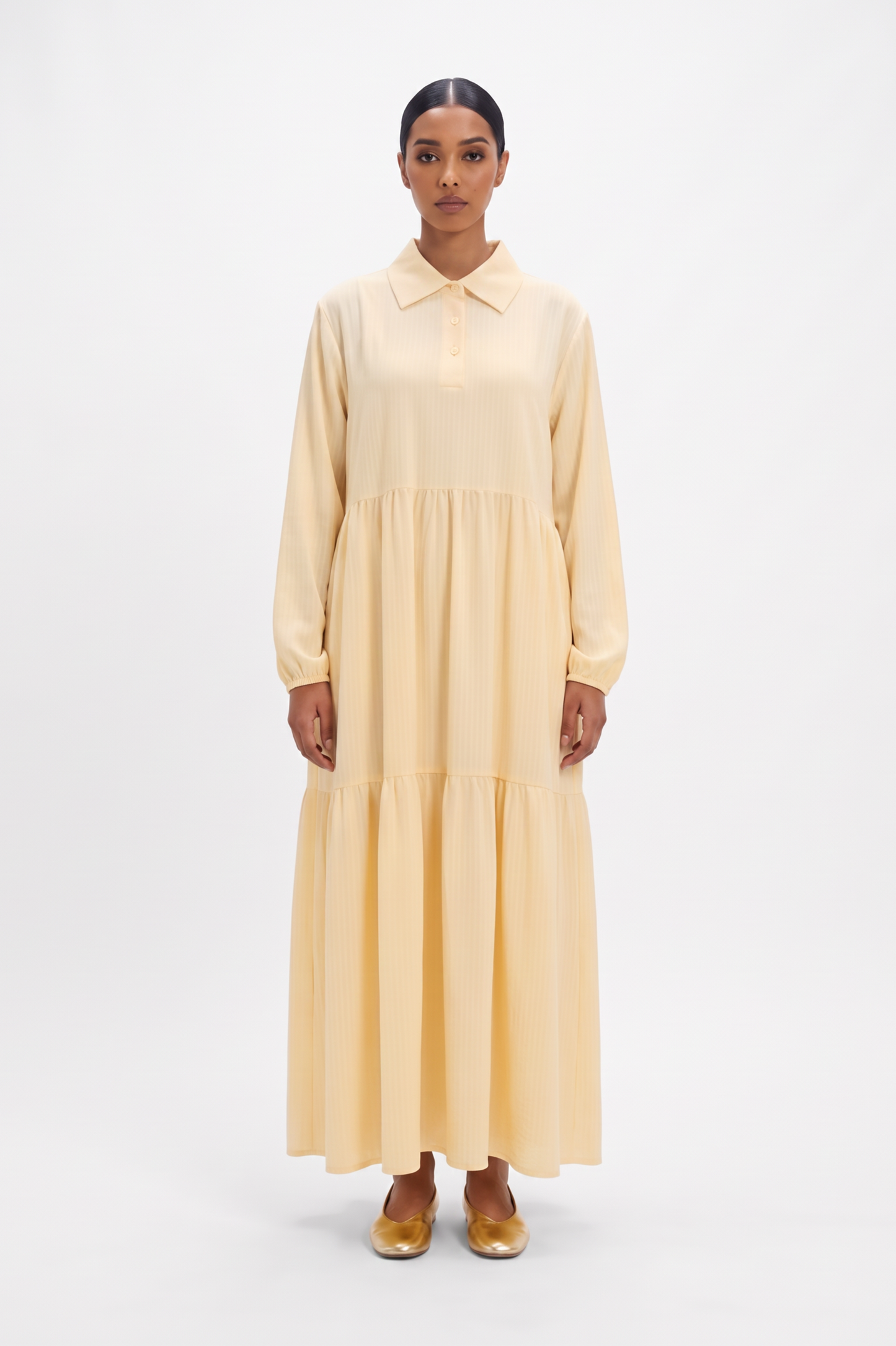 Enya Light Yellow Dress