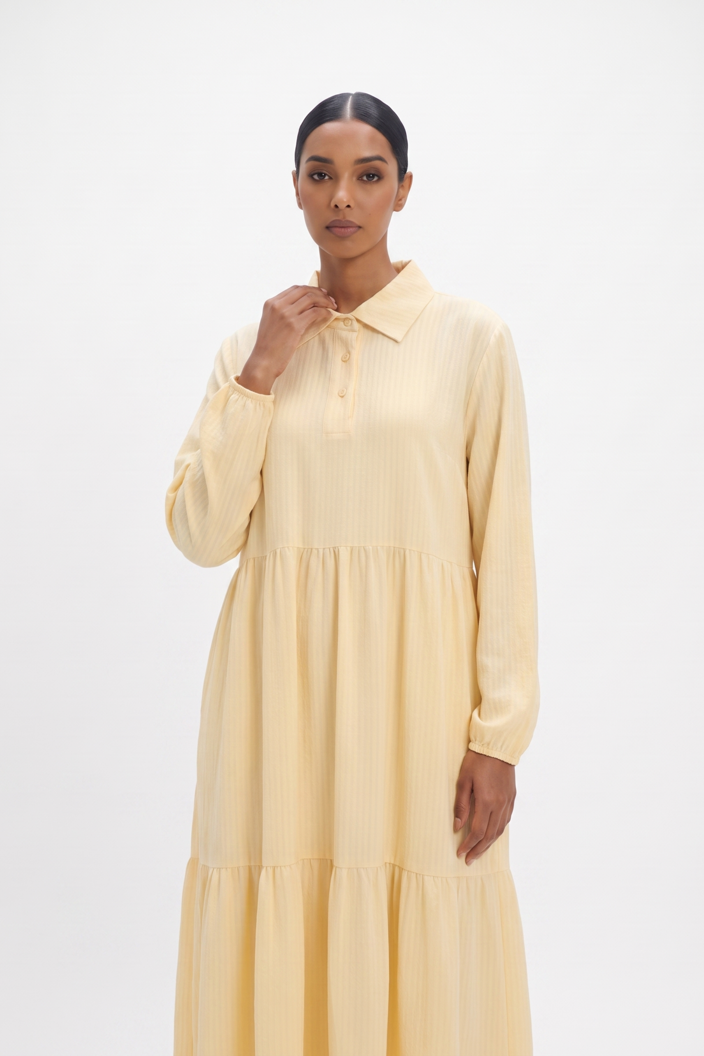 Enya Light Yellow Dress