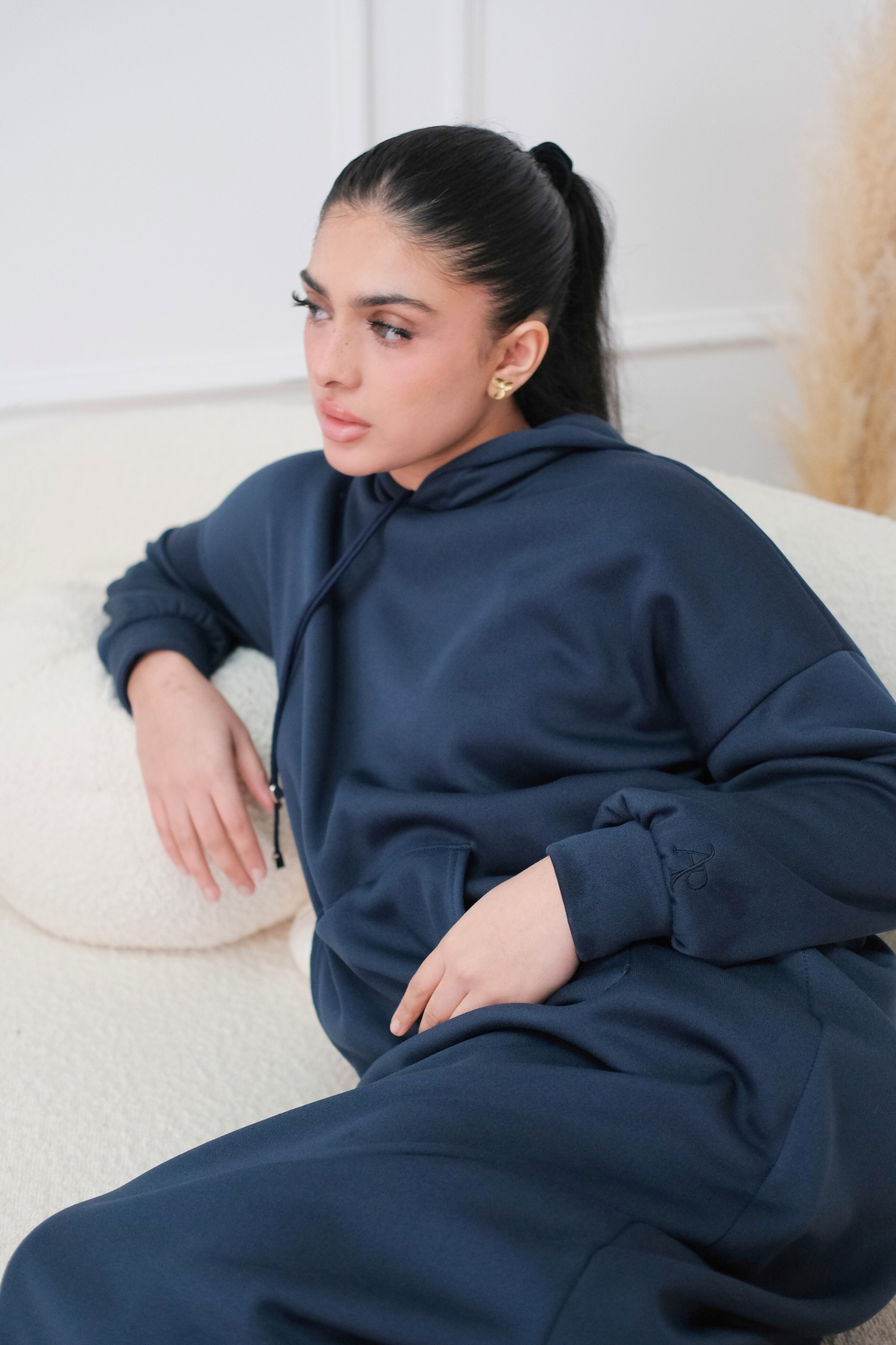 Signature Navy Hoodie Dress