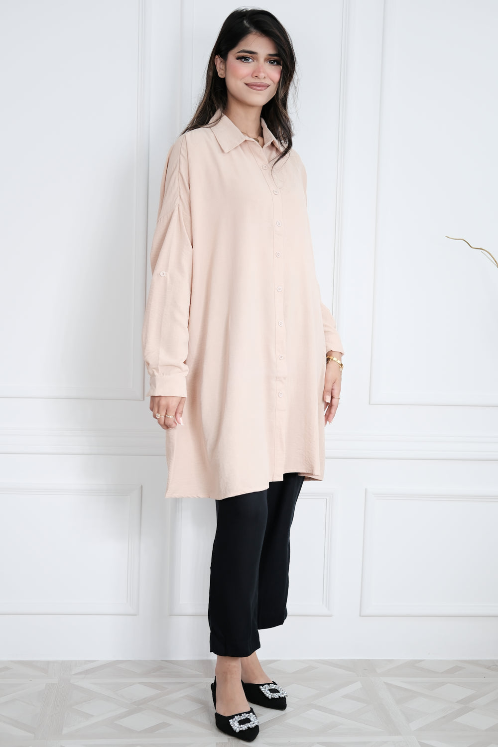 Rosalie Beige Blouse