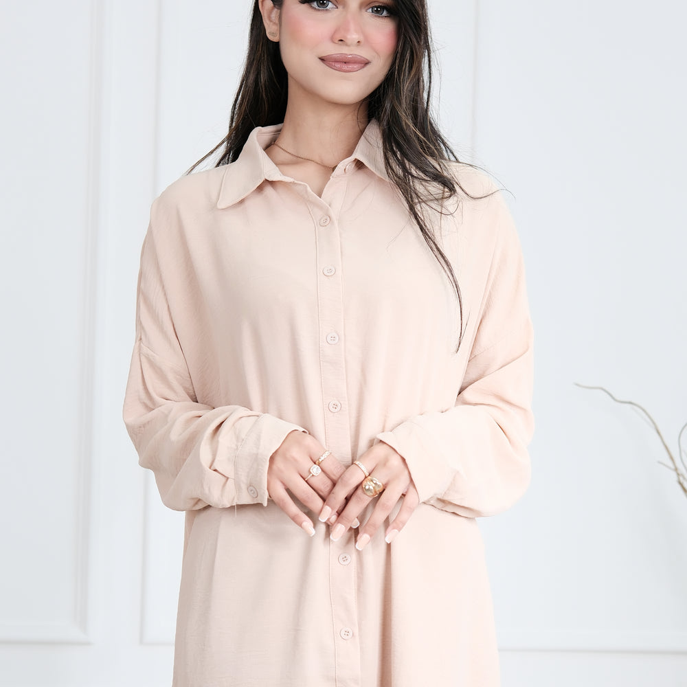 Rosalie Beige Blouse
