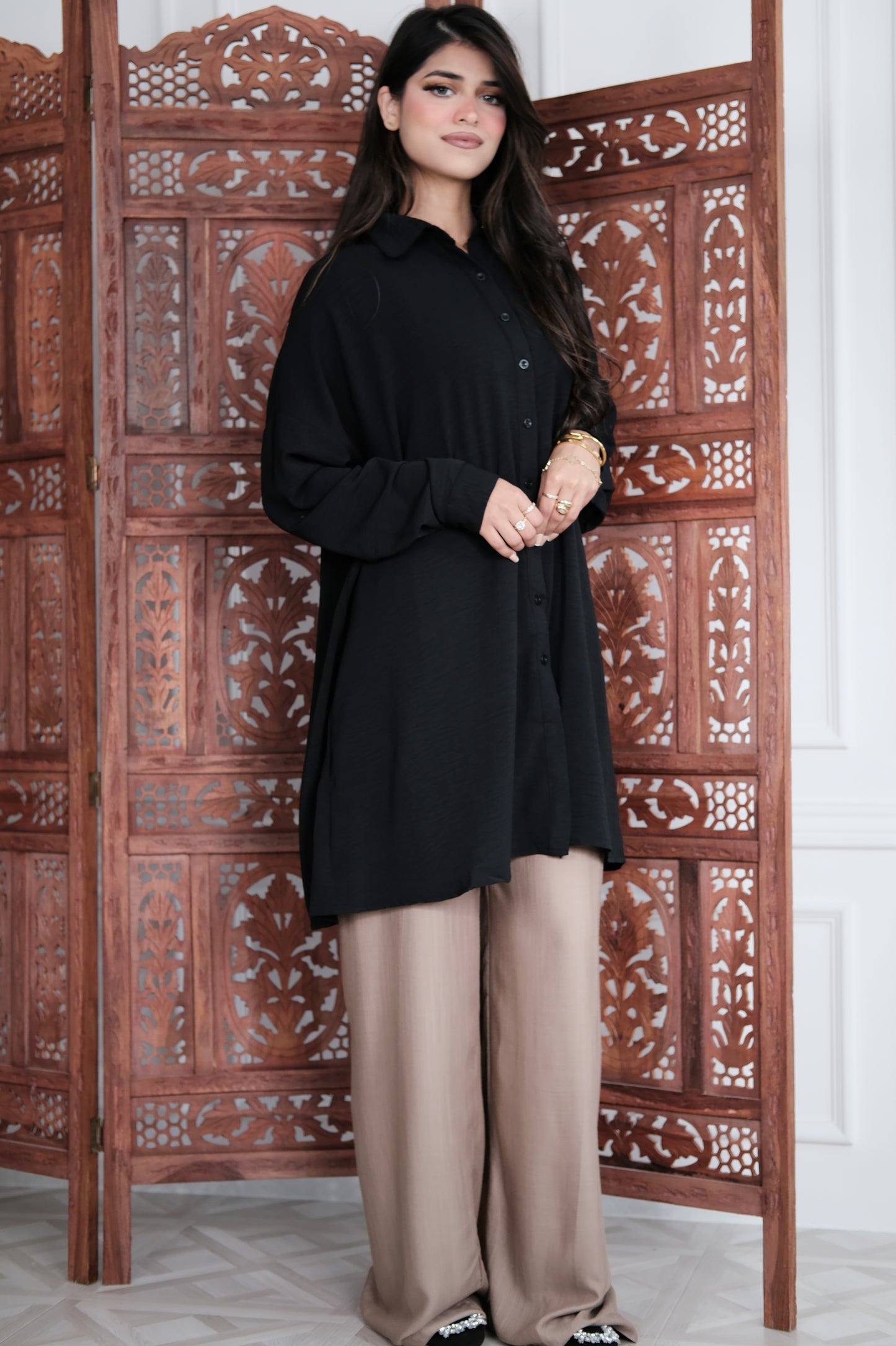 Rosalie Black Blouse