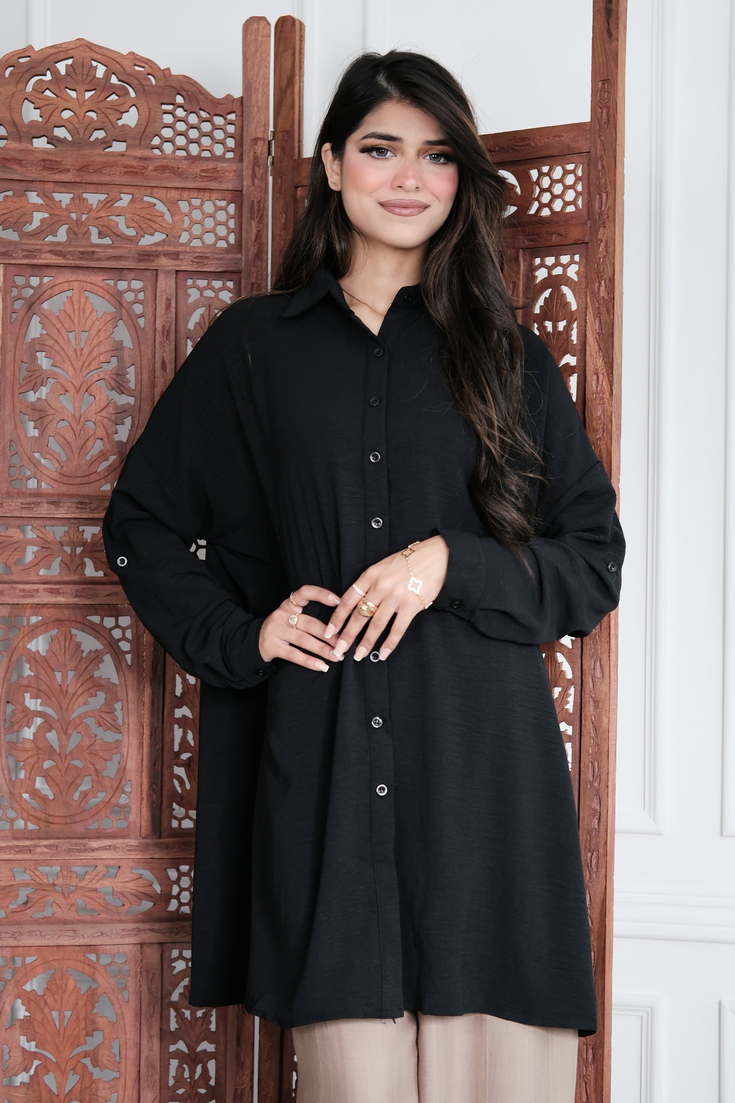 Rosalie Black Blouse
