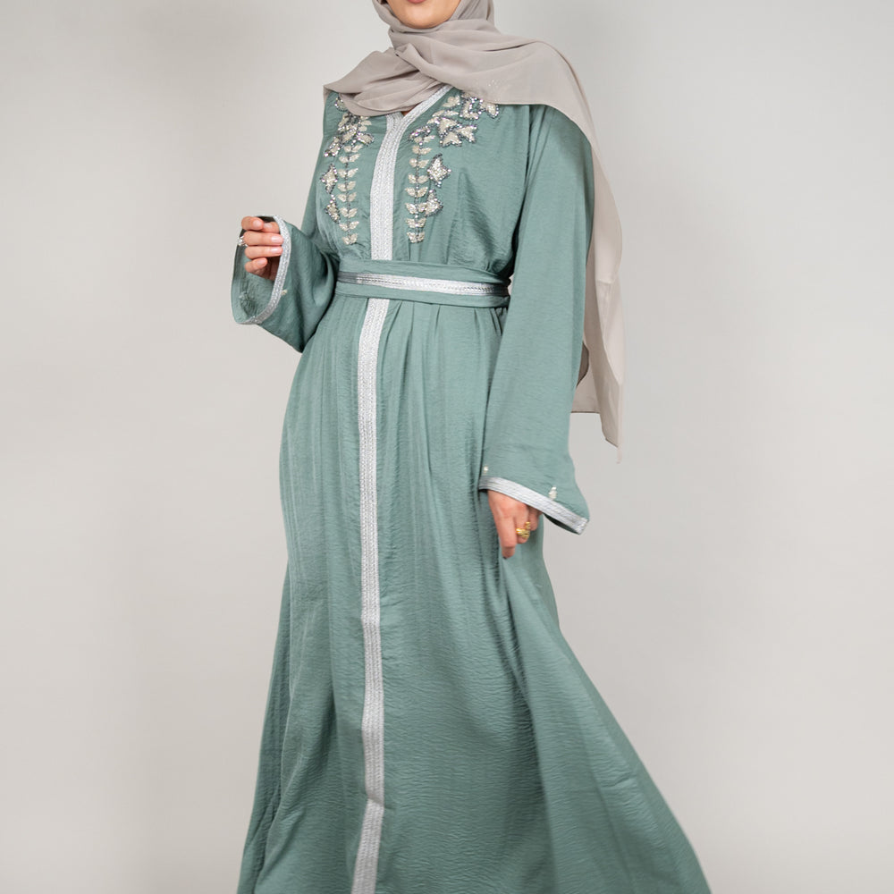 
                      
                        Jade Embellished Abaya
                      
                    