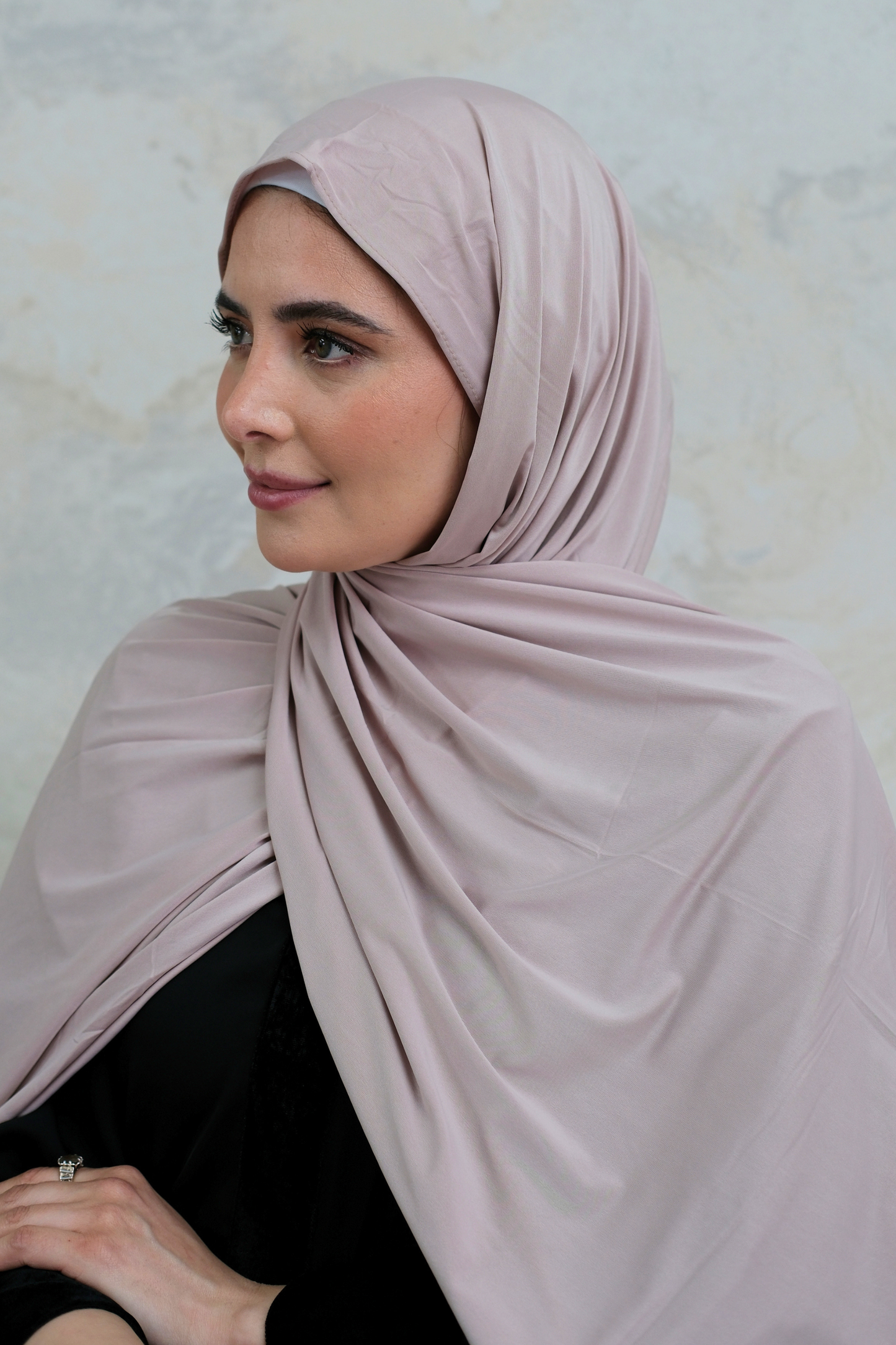 Blush Fluid Jersey Hijab
