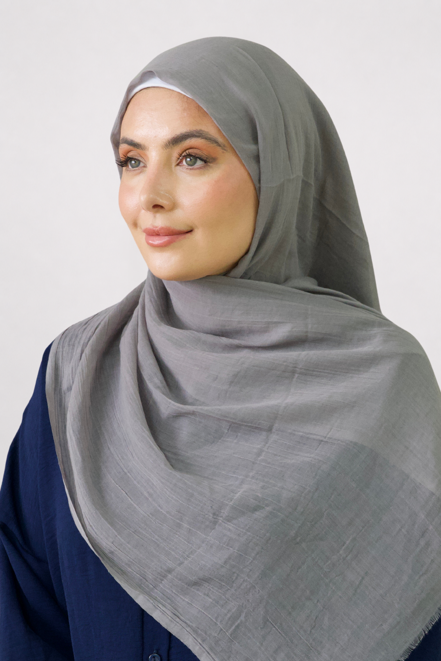 Fossil Cotton Silk Hijab