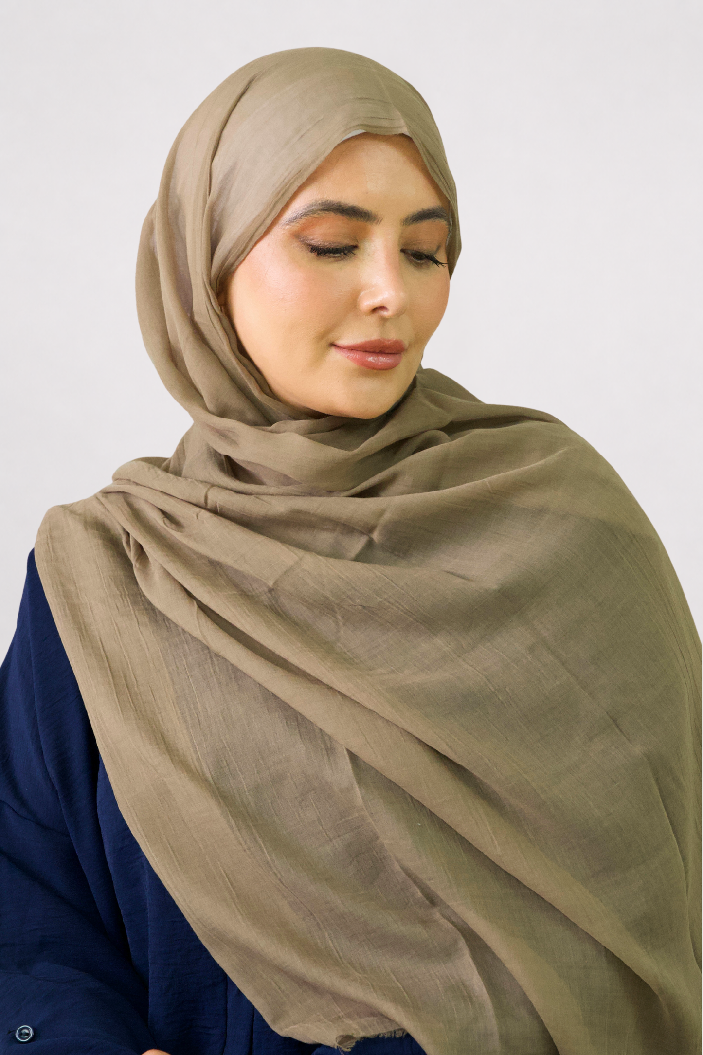 Nut Cotton Silk Hijab
