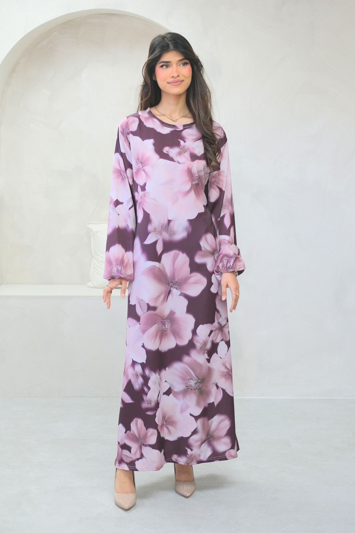 Elyra Blush Bloom Dress
