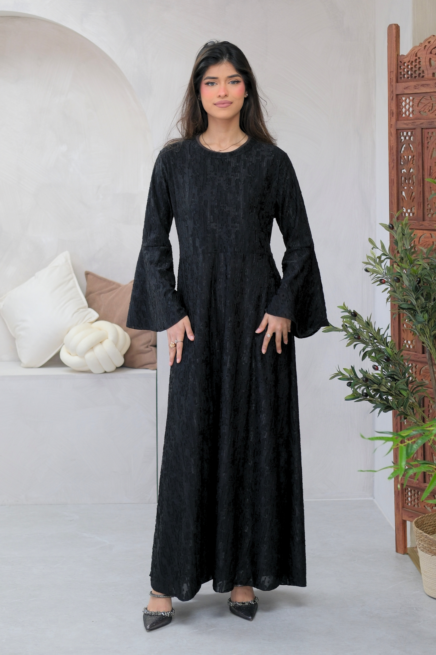 Veloura Jacquard Dress