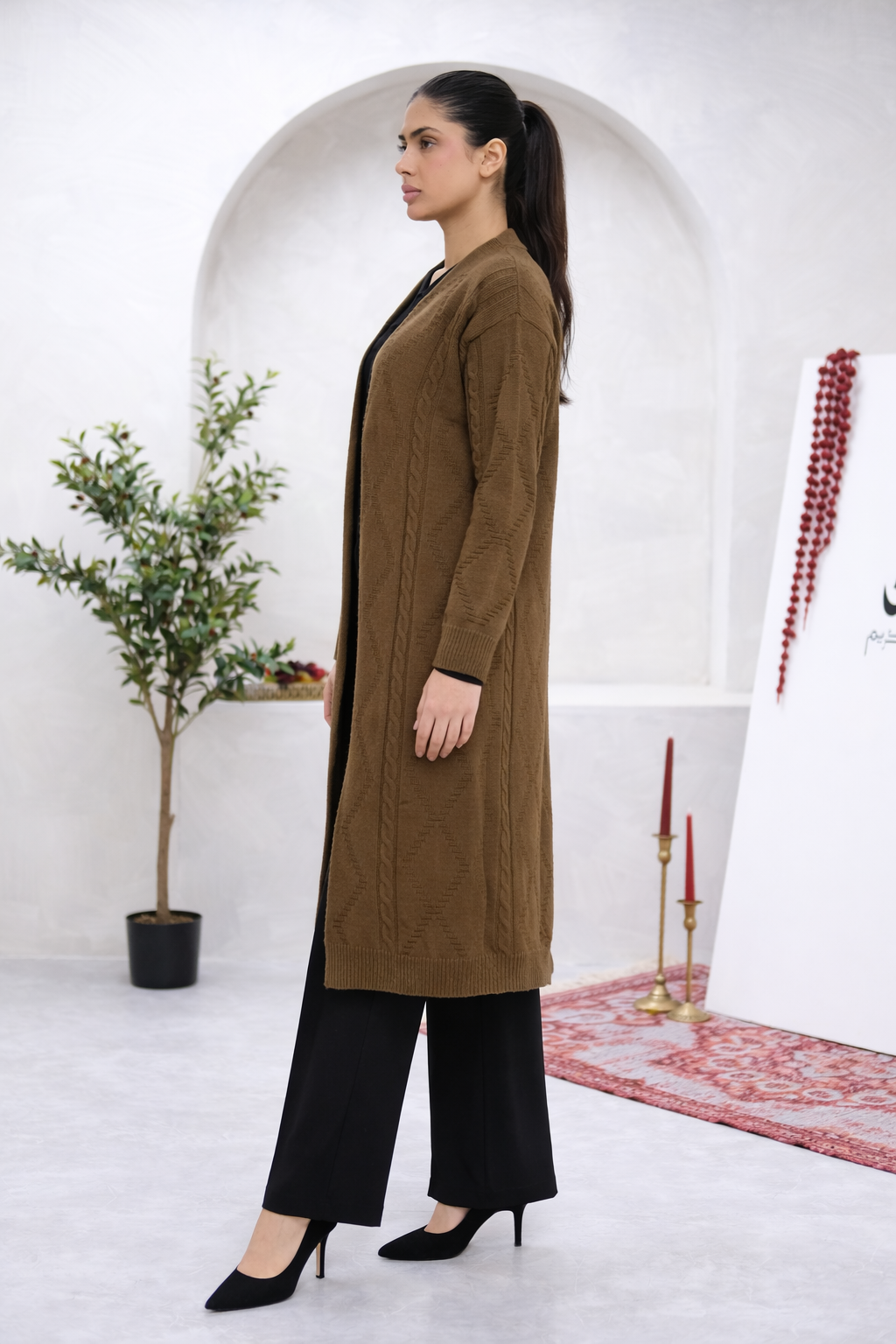 Noirline Taupe Cardigan