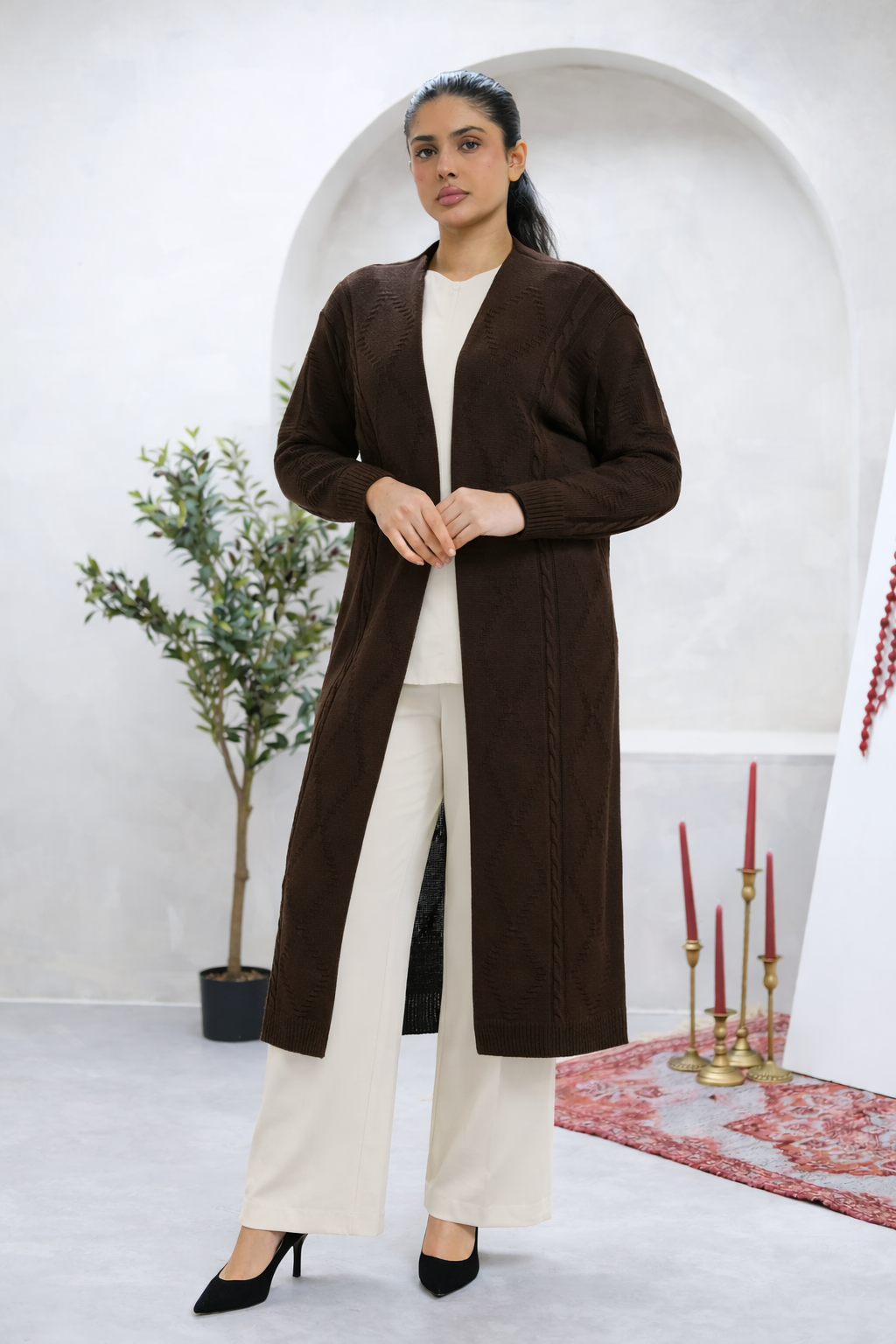 Noirline Brown Cardigan