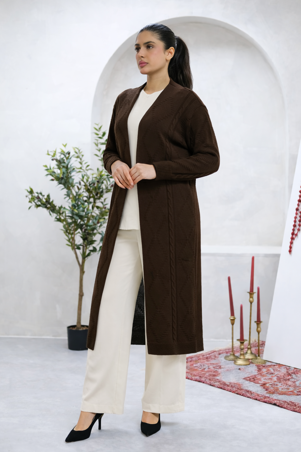 Noirline Brown Cardigan