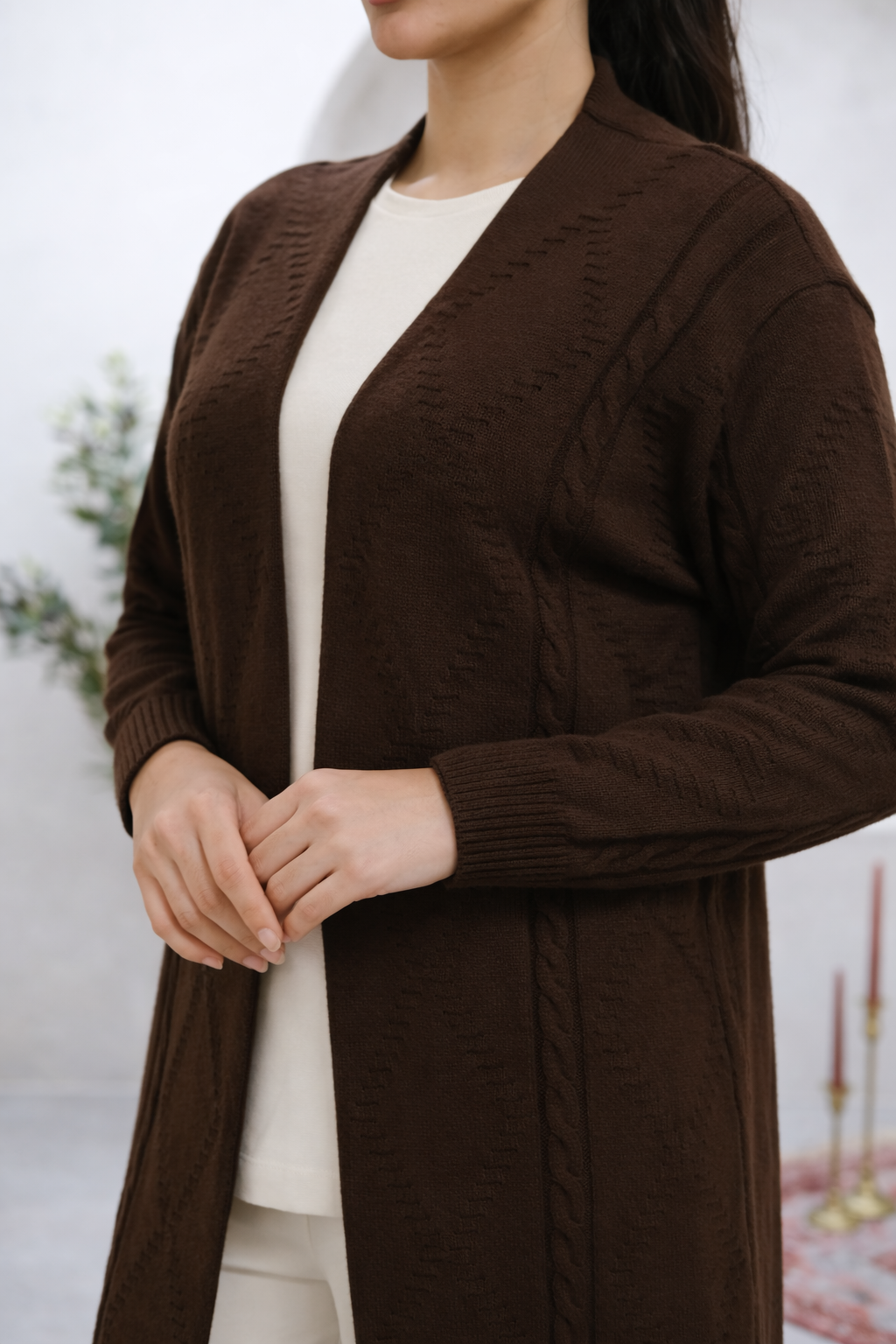 Noirline Brown Cardigan