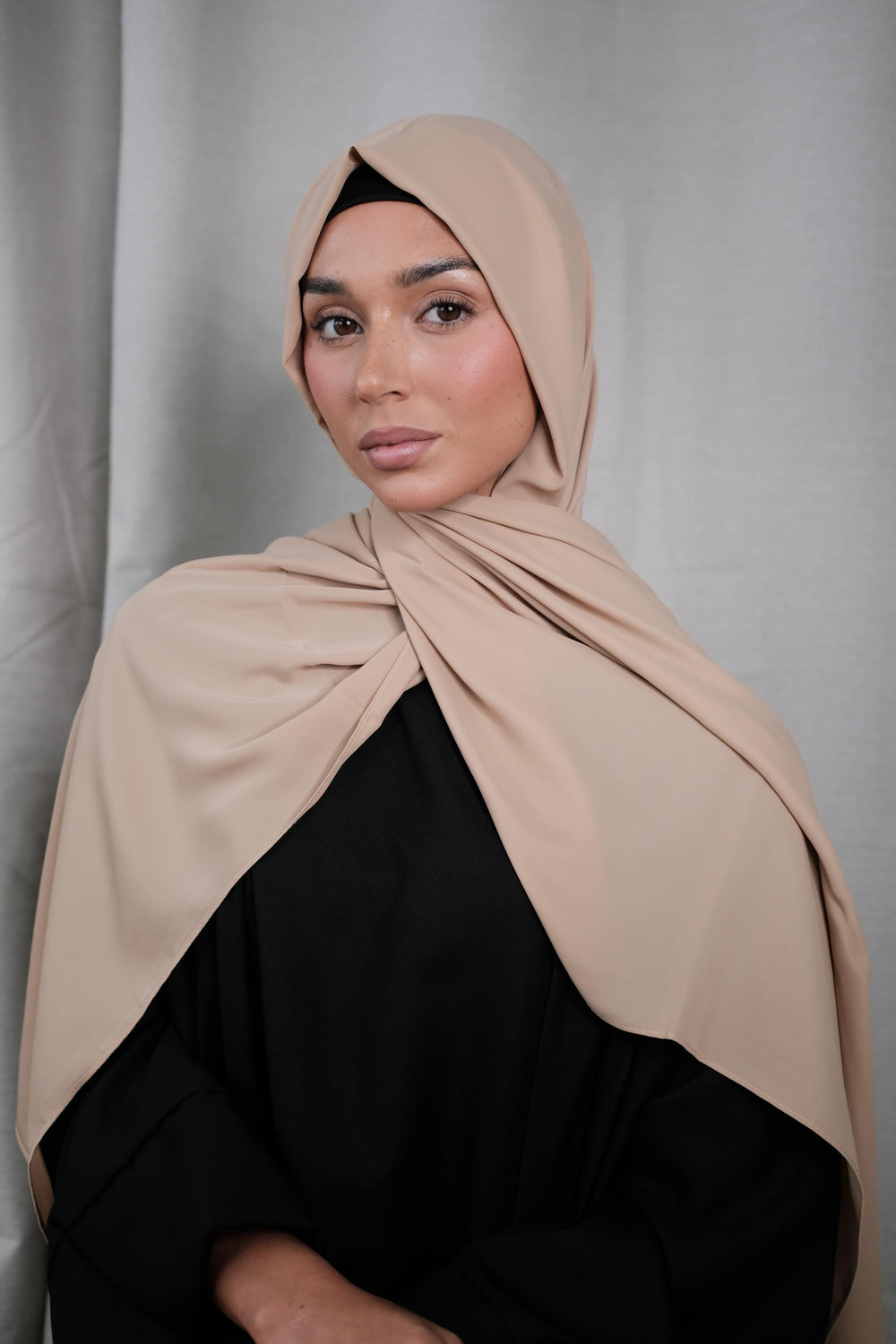 Camel Chiffon Silk Hijab