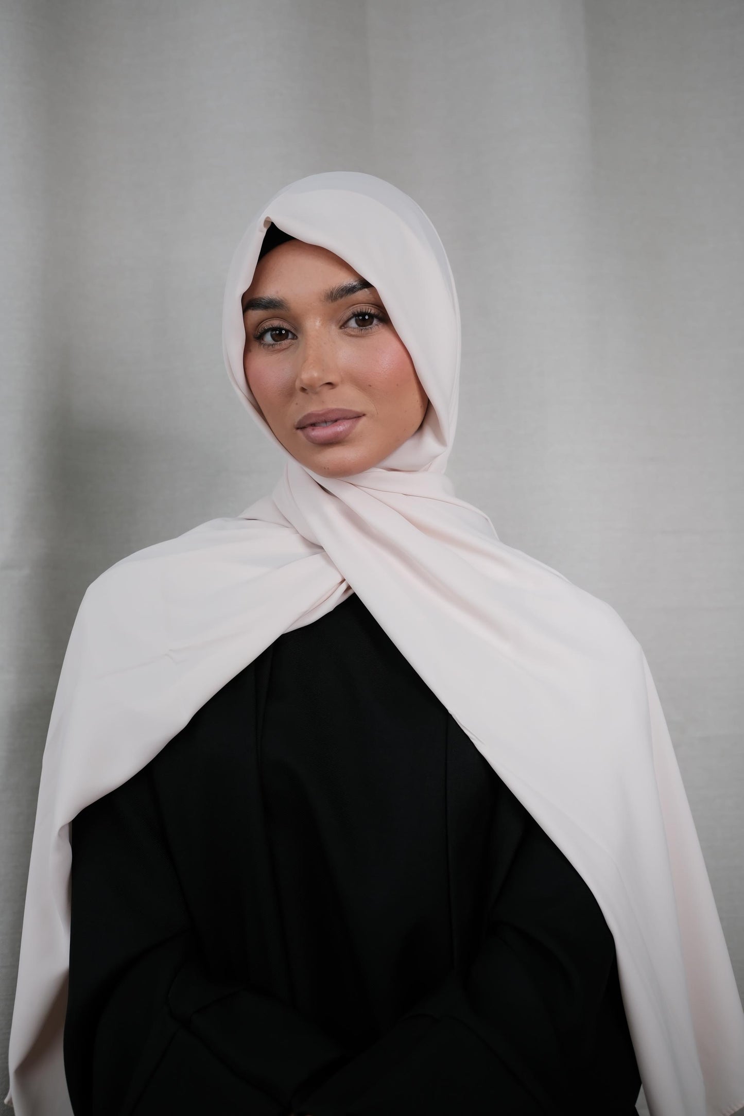 Ecru Chiffon Silk Hijab