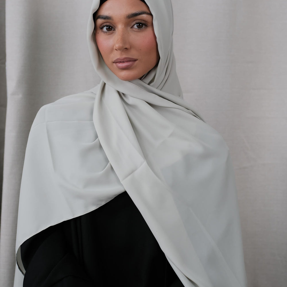 Mint Chiffon Silk Hijab