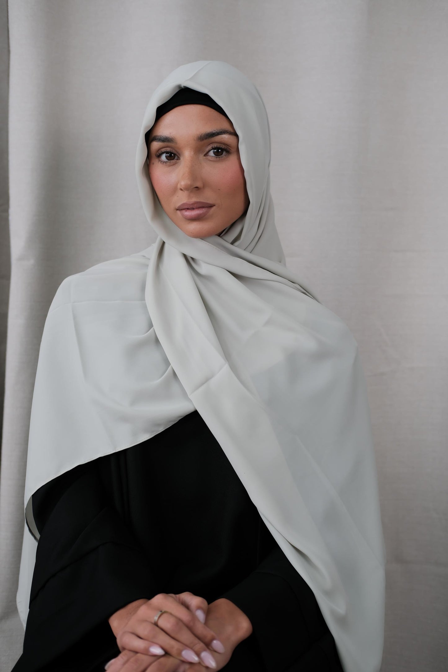 Mint Chiffon Silk Hijab