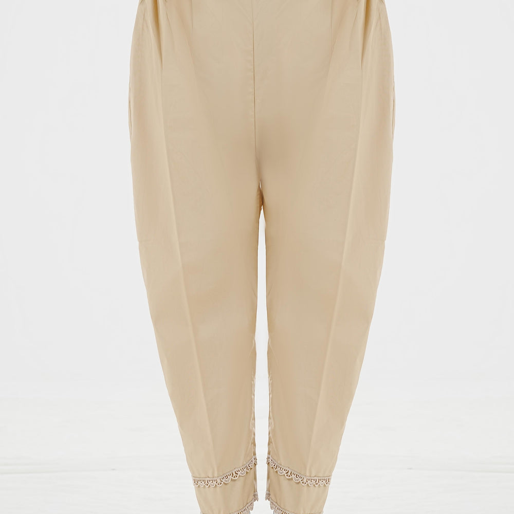 Layla Slim-Leg Cotton Trousers