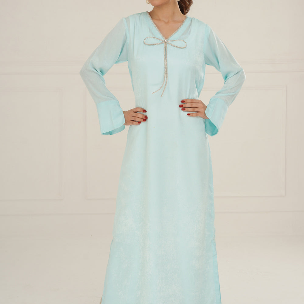 The Aurora Mist Maxi Dress