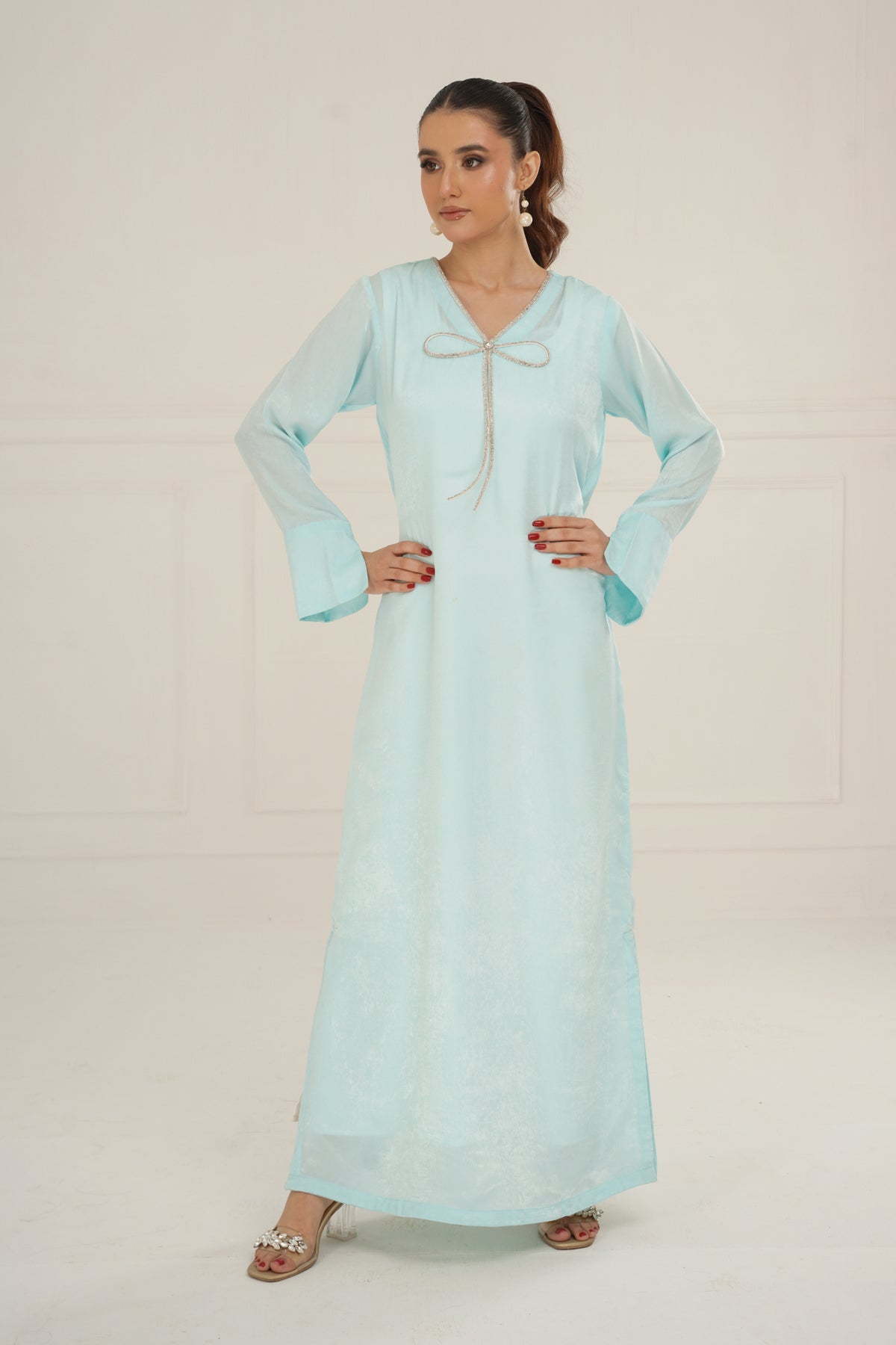 The Aurora Mist Maxi Dress