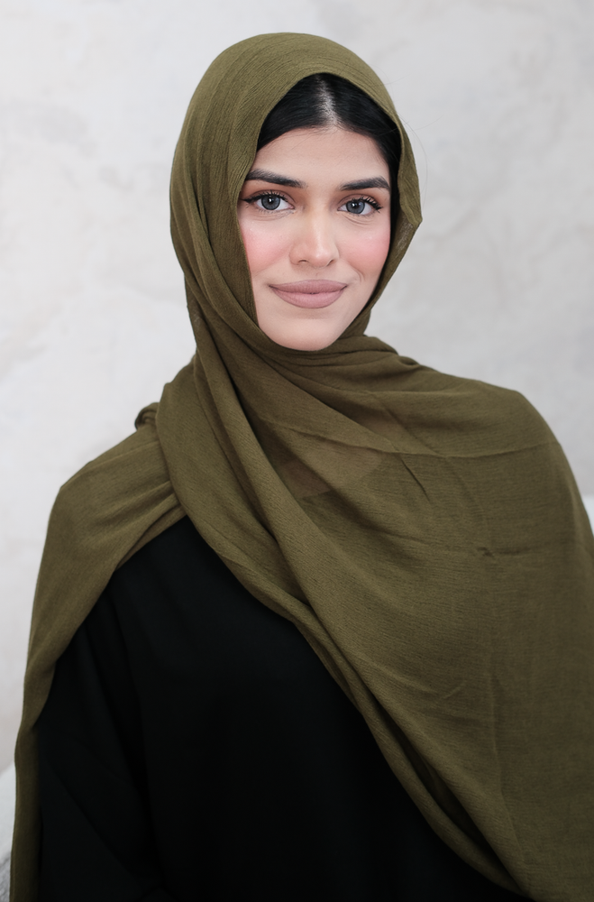 Olive Rayon Vogue Hijab