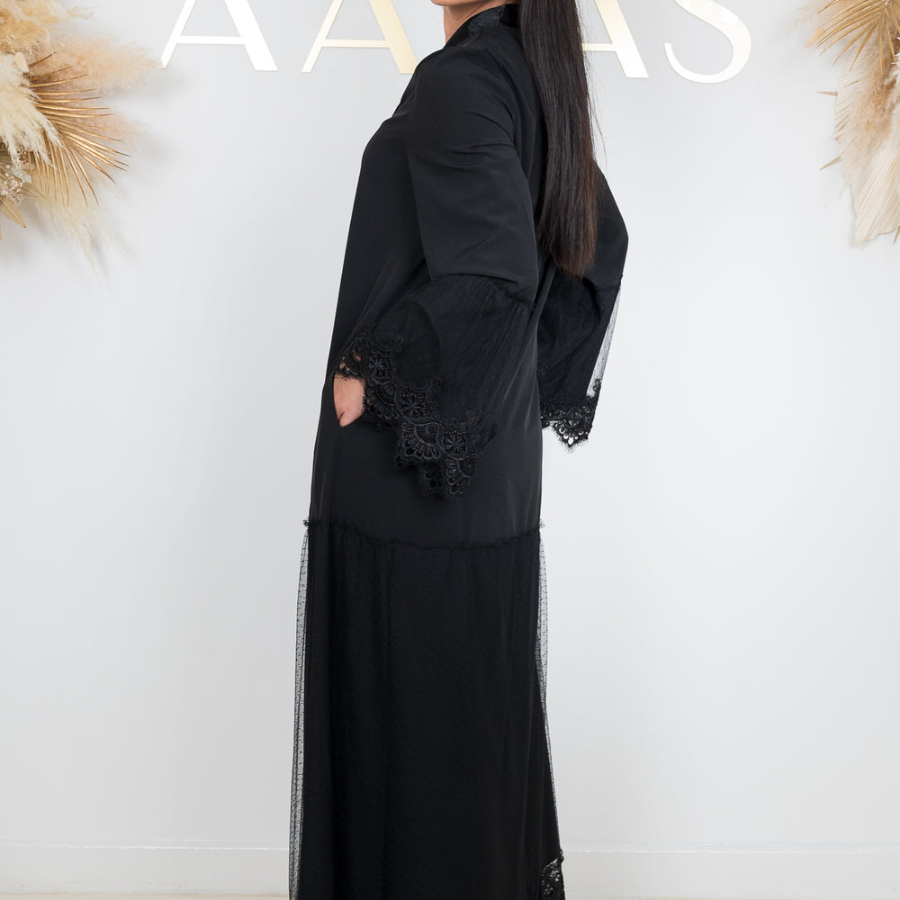 
                      
                        Lara Open Abaya
                      
                    