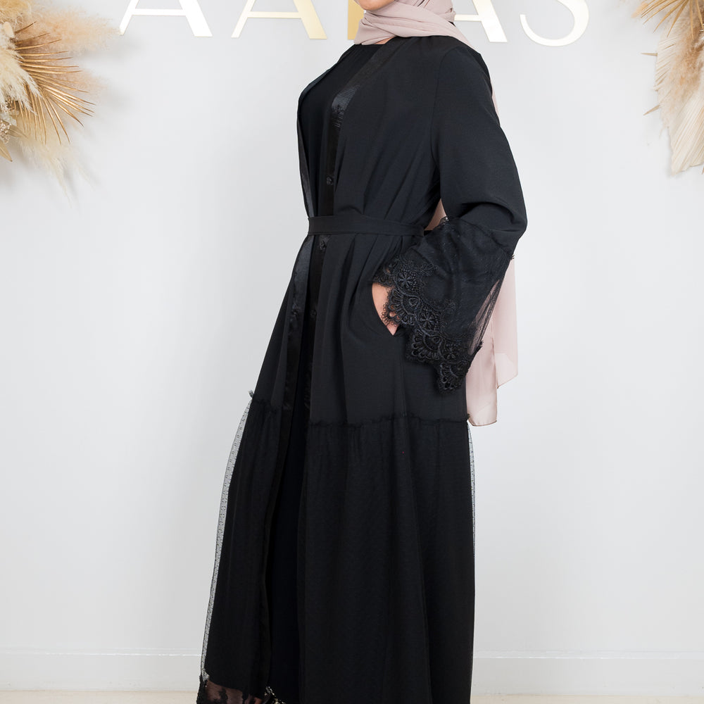 
                      
                        Lara Open Abaya
                      
                    