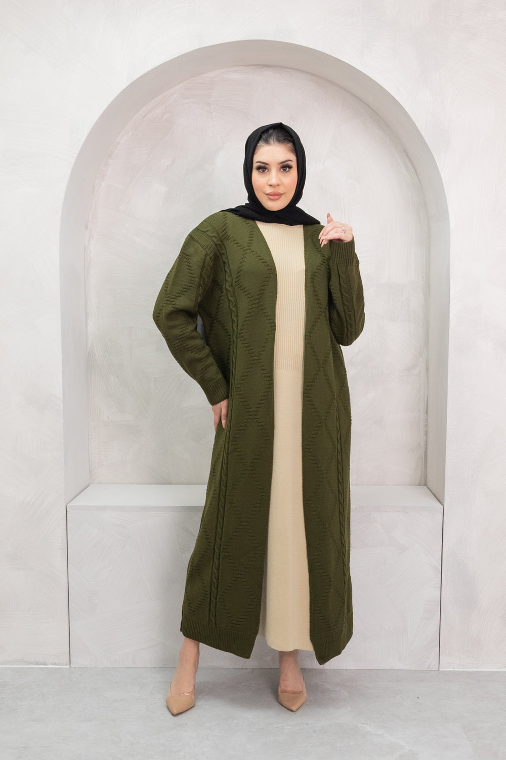 Dalia Forest Green Cardigan