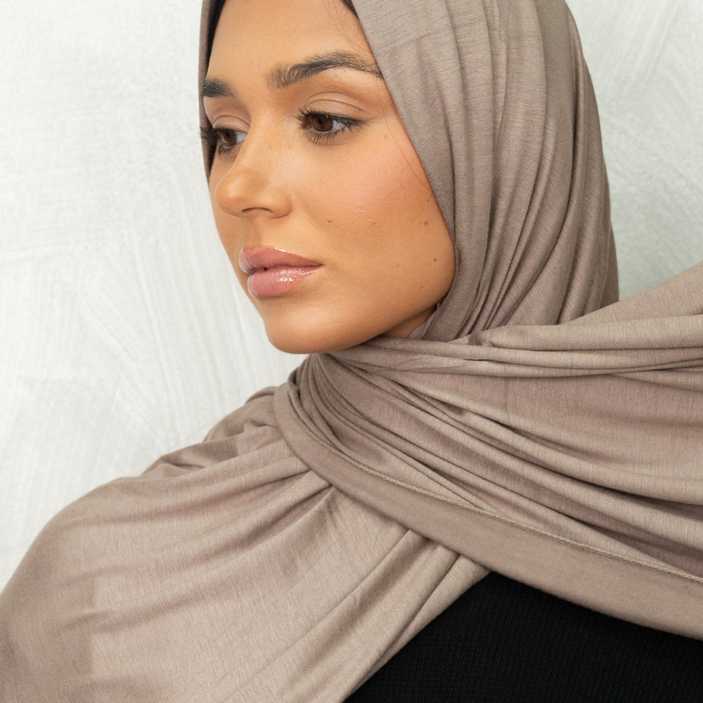 
                      
                        Taupe Premium Jersey Hijab
                      
                    