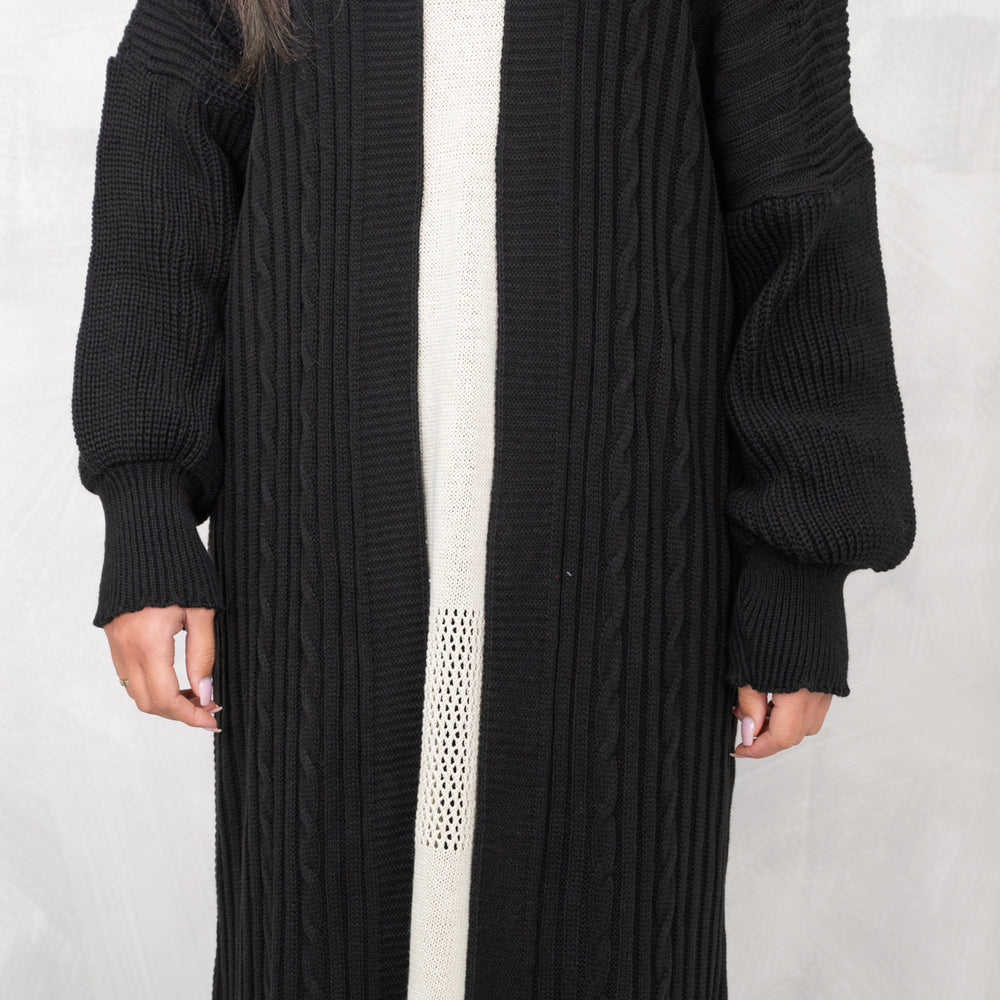 
                      
                        Nairah Black Cardigan
                      
                    