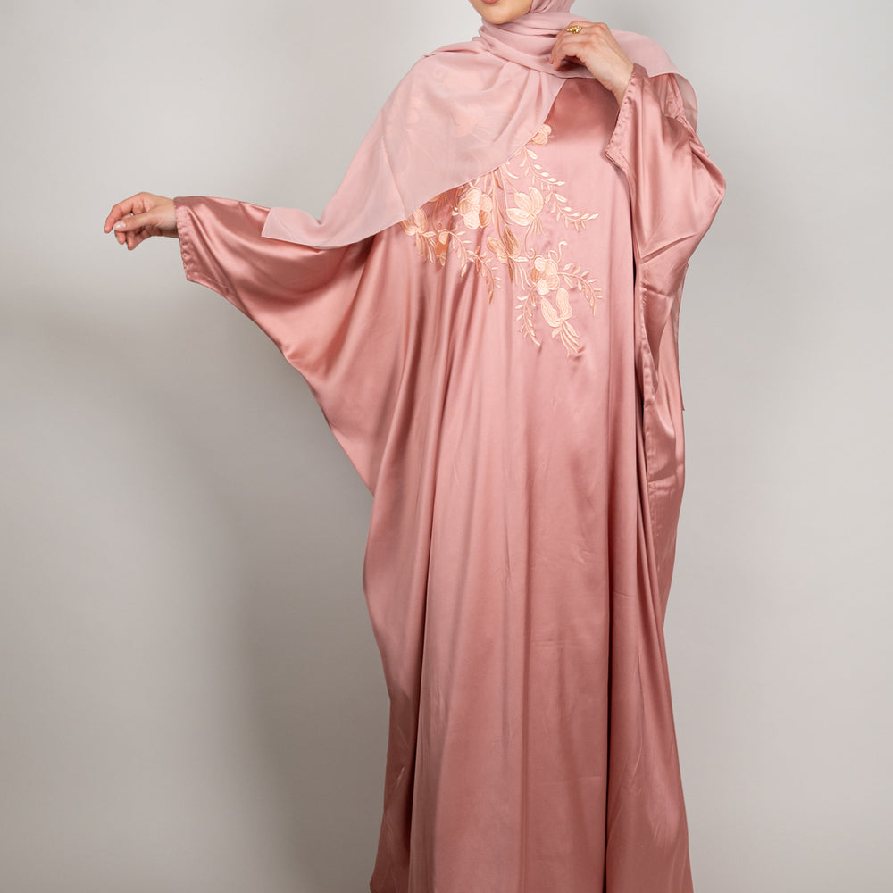 
                      
                        Pink Embroidered Kaftan
                      
                    