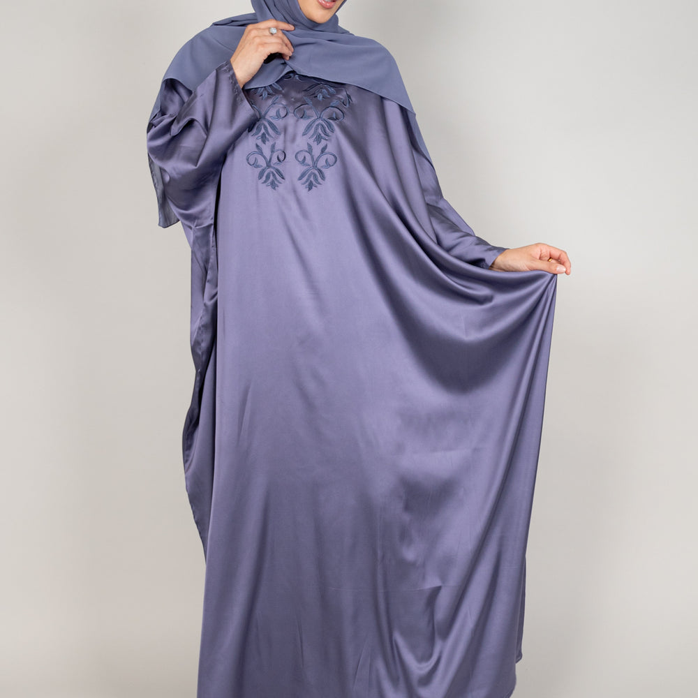 
                      
                        Purple Embroidered Kaftan
                      
                    